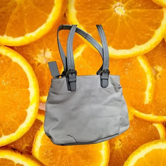 Coach White Leather Medium‎ Handbag F17216 - Picture 2 of 9